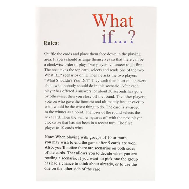 What If Party Game Sex Toys H Delivery Hotme