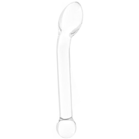 gläs 8" Slimline G-Spot Glass Dildo