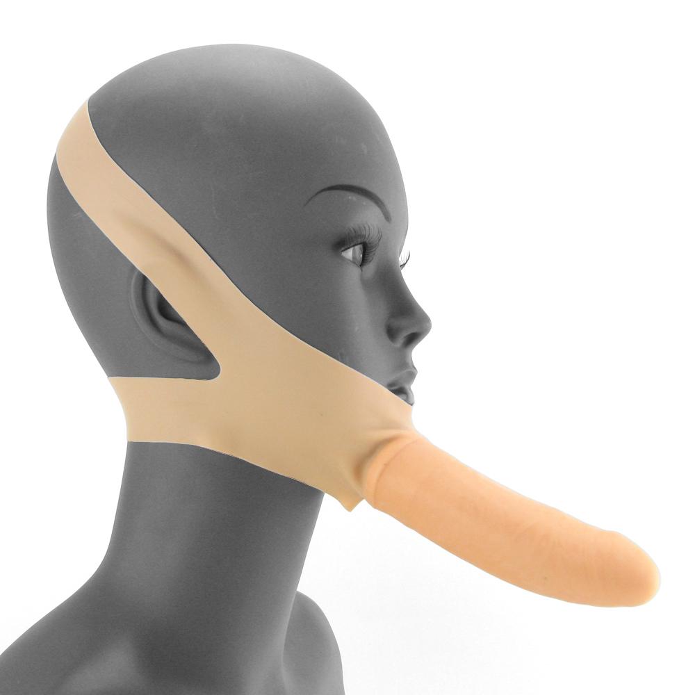 Accommodator Chin Strap-On Dildo