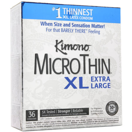 36 pack MicroThin XL Condoms