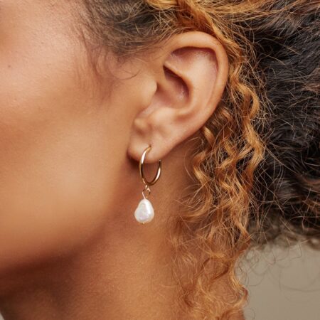 Pearl Hoops