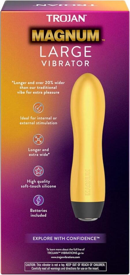 Trojan Magnum Large Vibrator  Multi-Speed