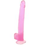 Size Queen 12 Inch Jelly Dildo in Pink