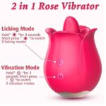 The Rose 10 Licking Vibrator Modes, Red