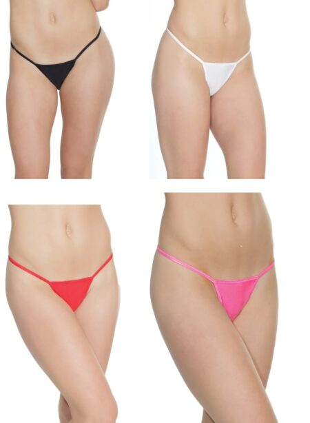 G-String  Coquette Black Red Pink and White