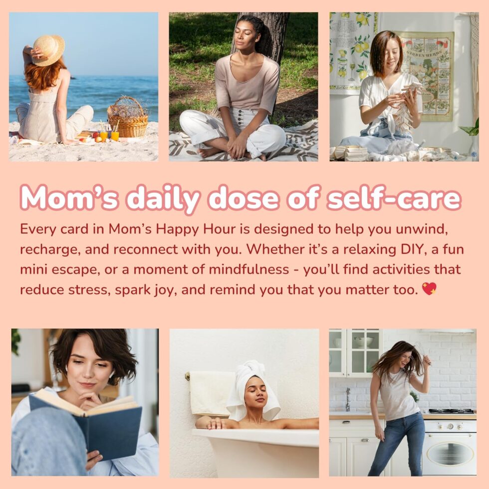 Self-care scratch-off cards set – relaxing gift for busy mothers