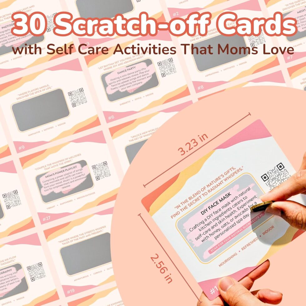 Mom’s me-time scratch-off activity cards – HotMe.ca listing image