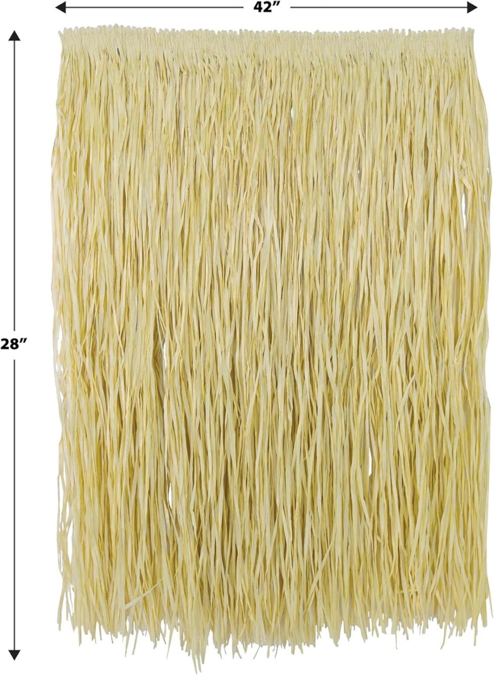 Beistle adult grass skirt front view