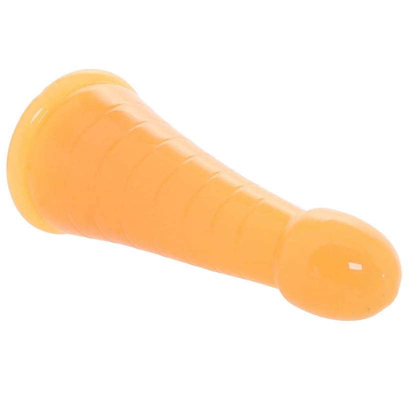 Flexible textured dildo designed for intense pleasure play