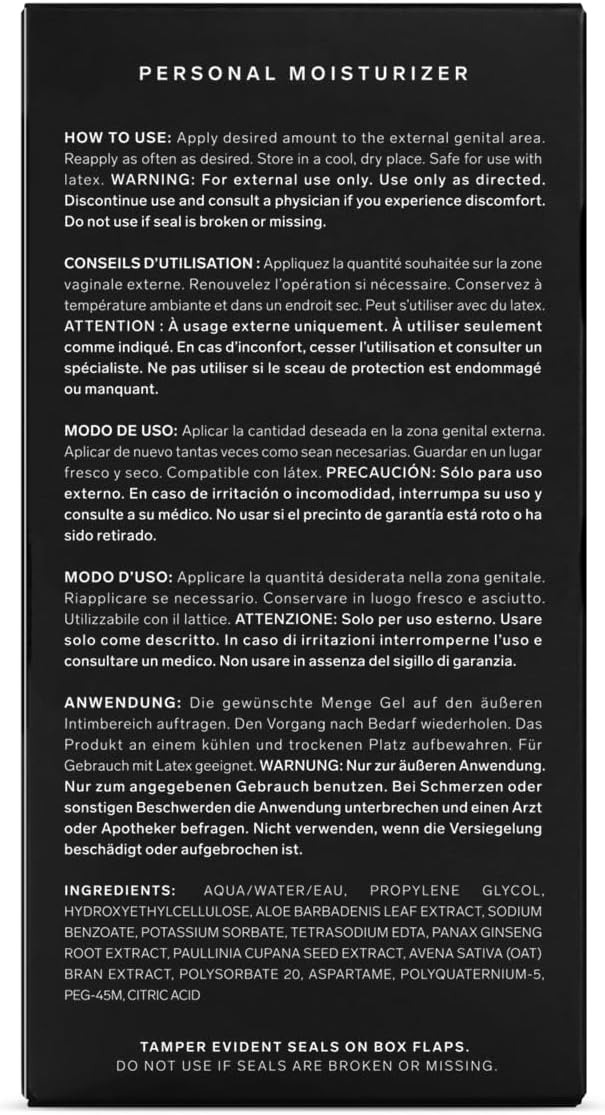 LELO personal lubricant with aloe vera for smooth glide