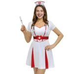 Women’s sexy police costume – front view