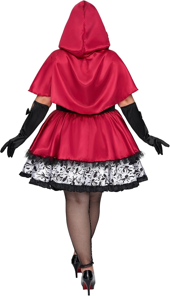 Side view of Little Red Riding Hood costume – fairy-tale design