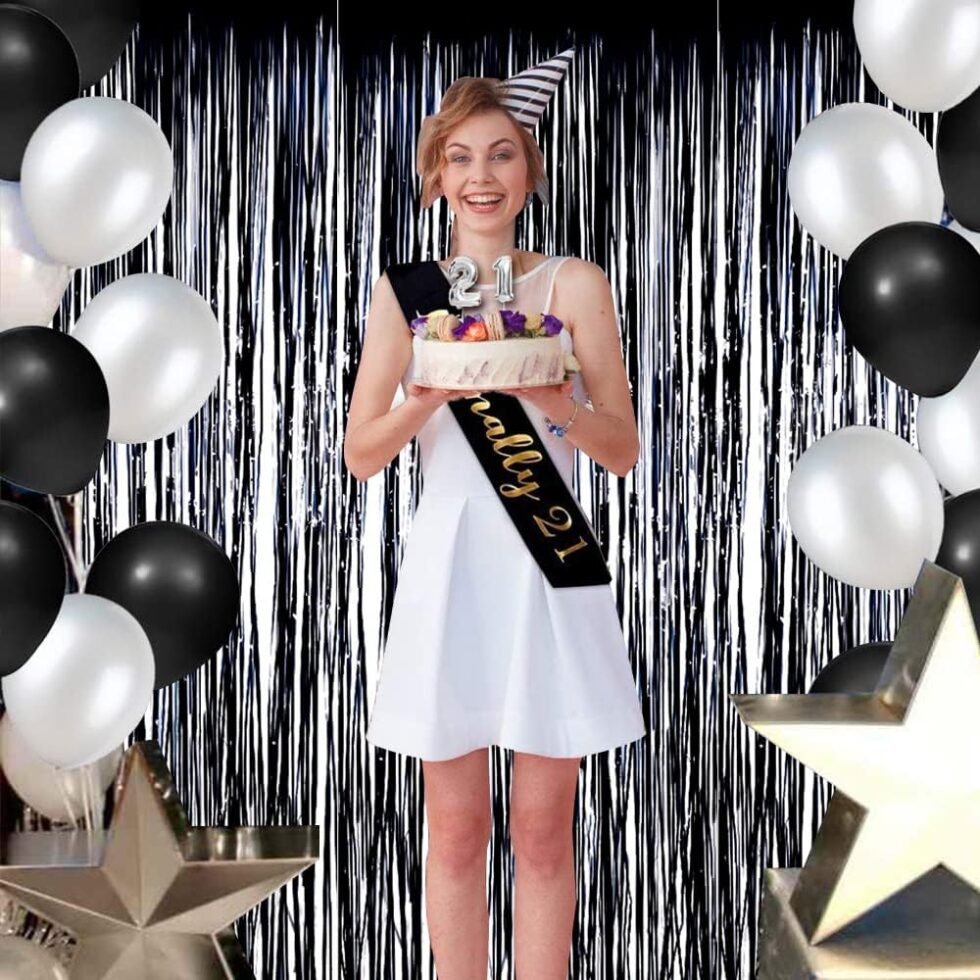 “Heart balloon bundle for romantic room setup with petals and LED lights”