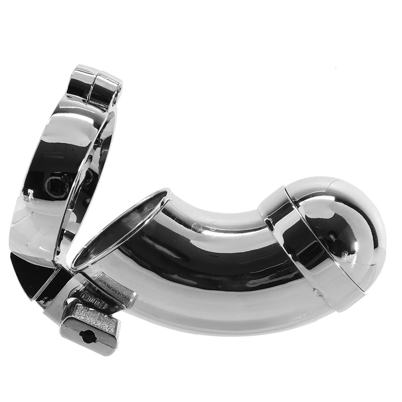 “Chastity cage close-up showing structure and openings”