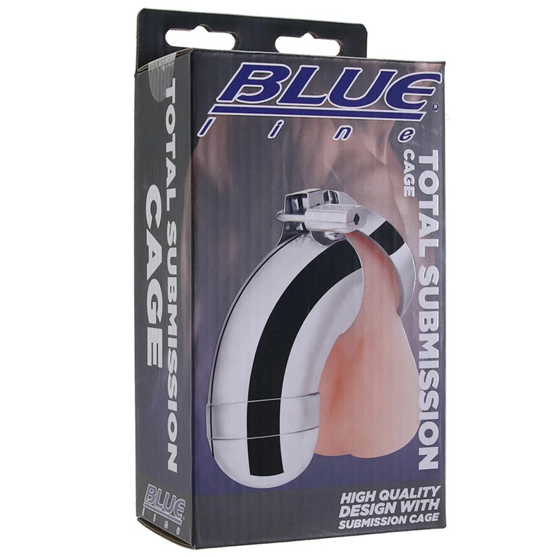 “Total Submission chastity cage packaging — product display”