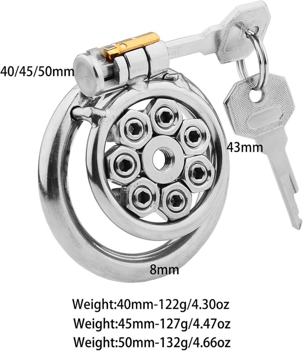 “Chastity cage ring and fit components – sizing and comfort design”