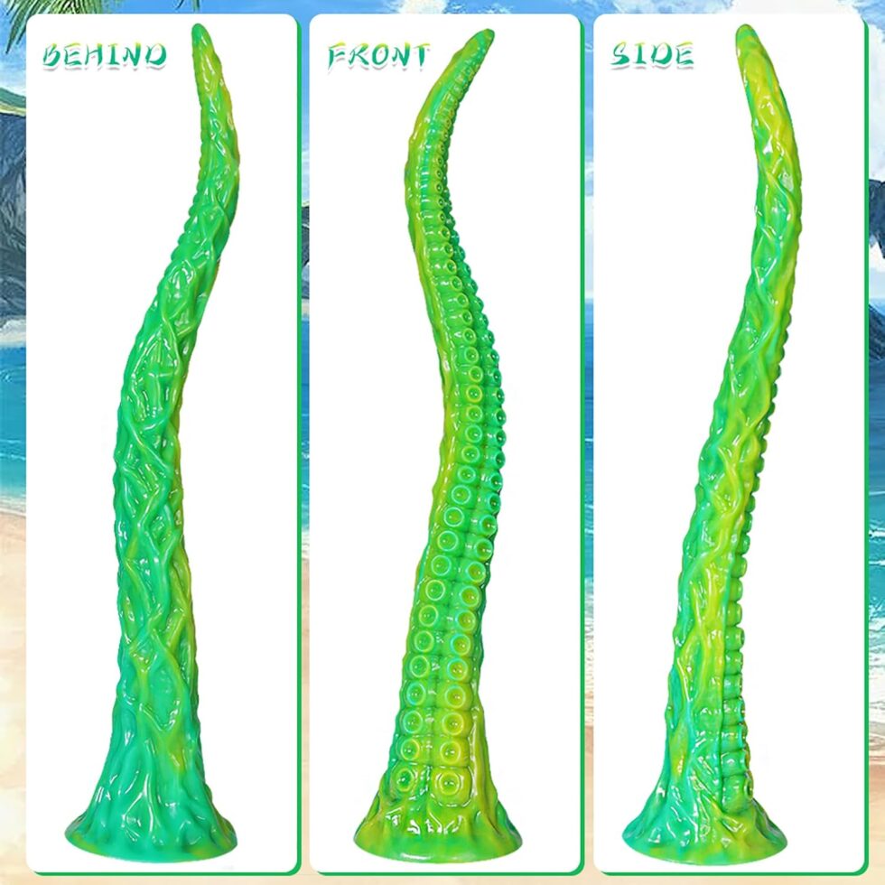 “Medium tentacle monster dildo shape and curve detail”