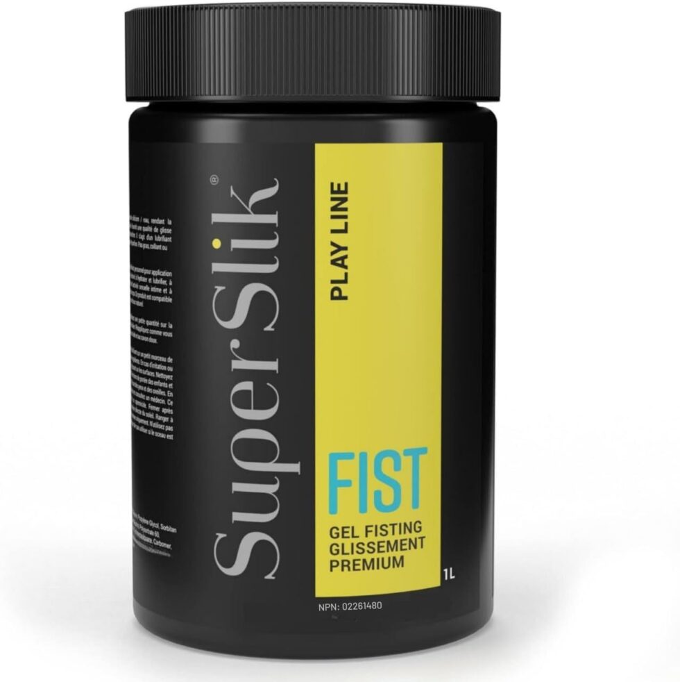 Supersilk fisting gel 1L tub, front label view