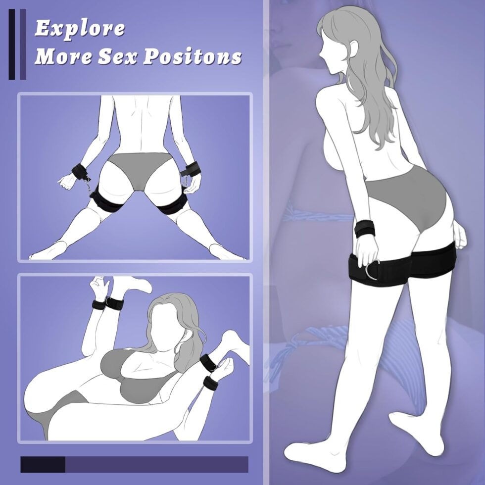 Inflatable Intimacy Pillow with Adjustable Restraints