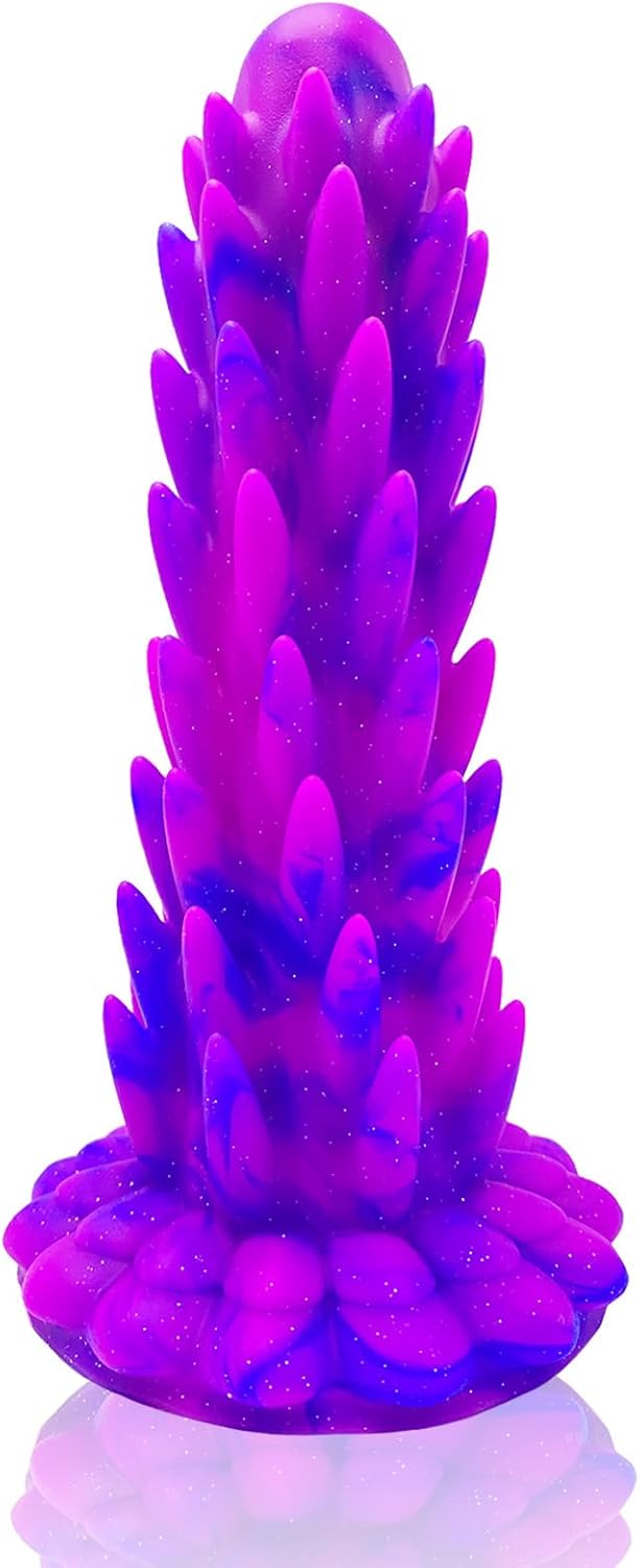 Silicone prostate stimulator with lifelike design