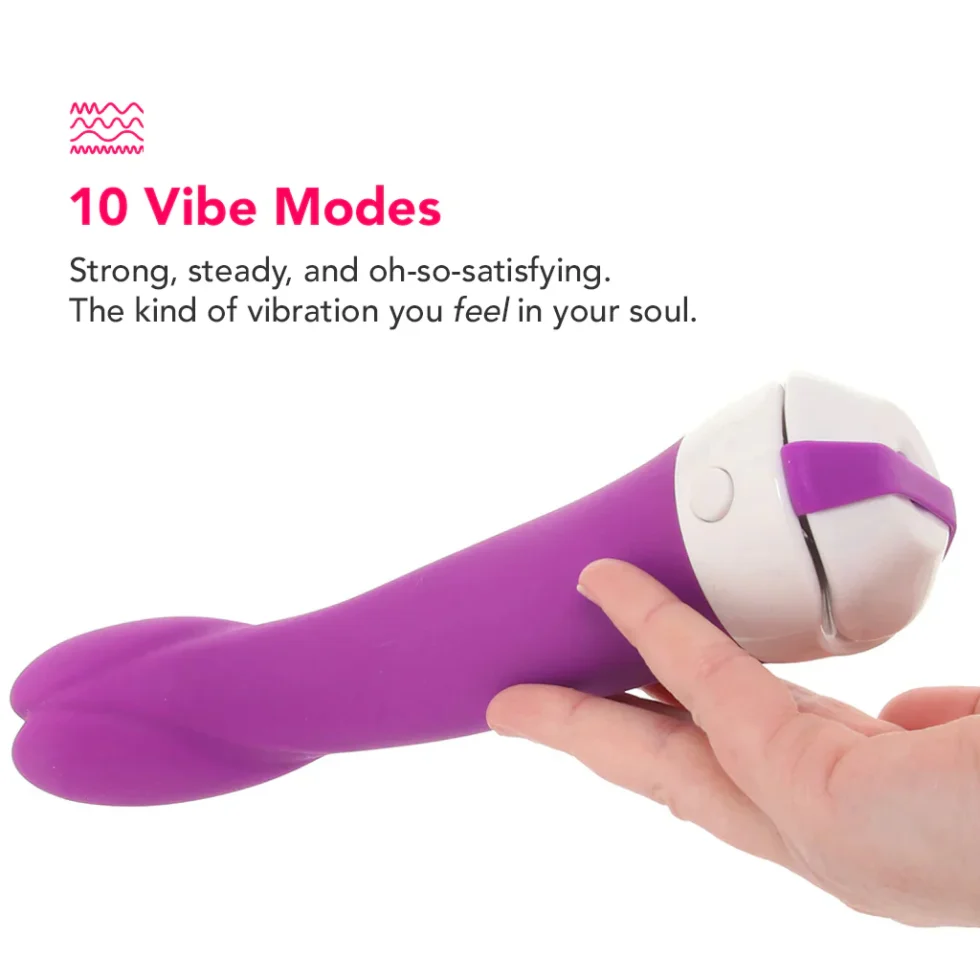 3Some Wall Banger G-spot vibrator with removable suction base for hands-free play