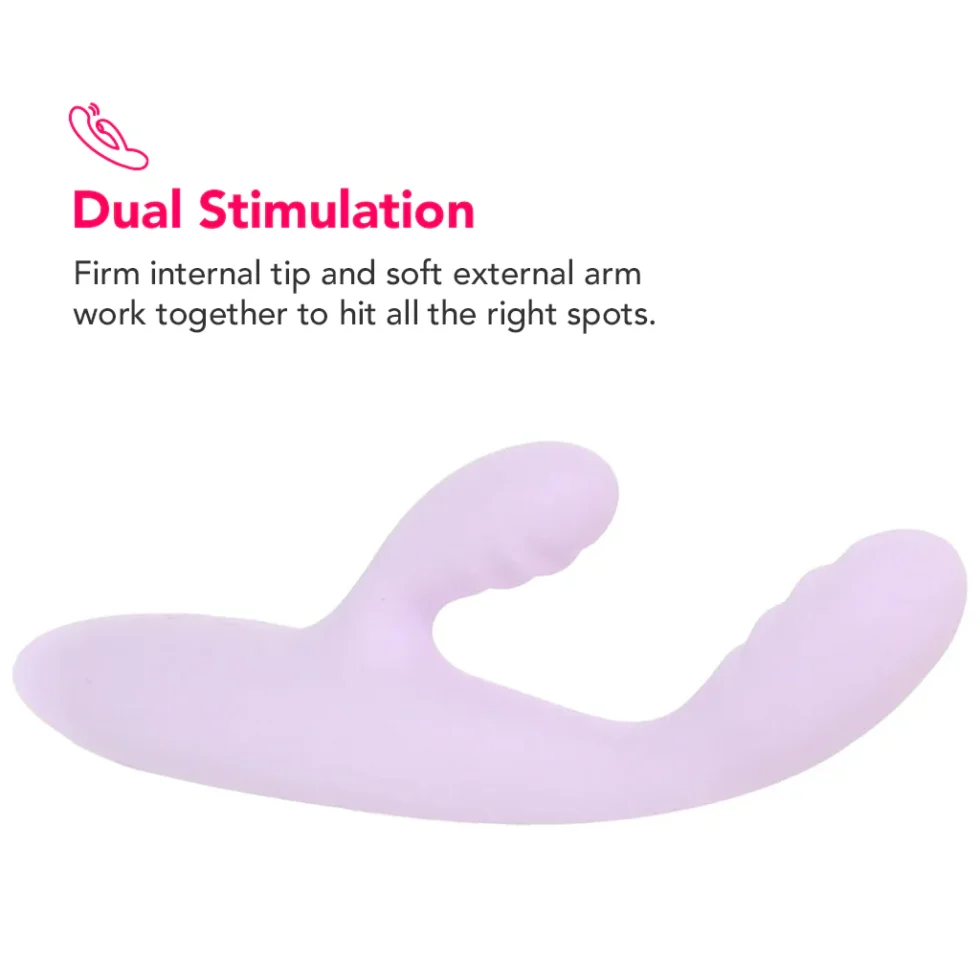CICI+ 2 App-Controlled Slim Vibe by Svakom in purple with flexible silicone design