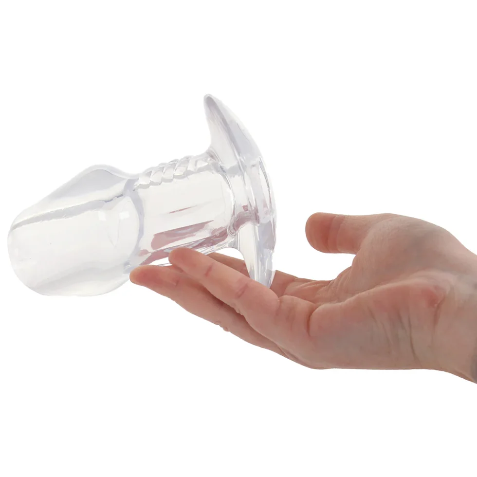 Master Series Clear Hollow Anal Plug Set