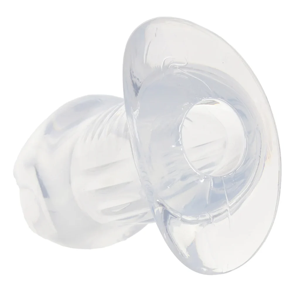 Master Series Dicked hollow butt plugs with tapered tips and flared bases