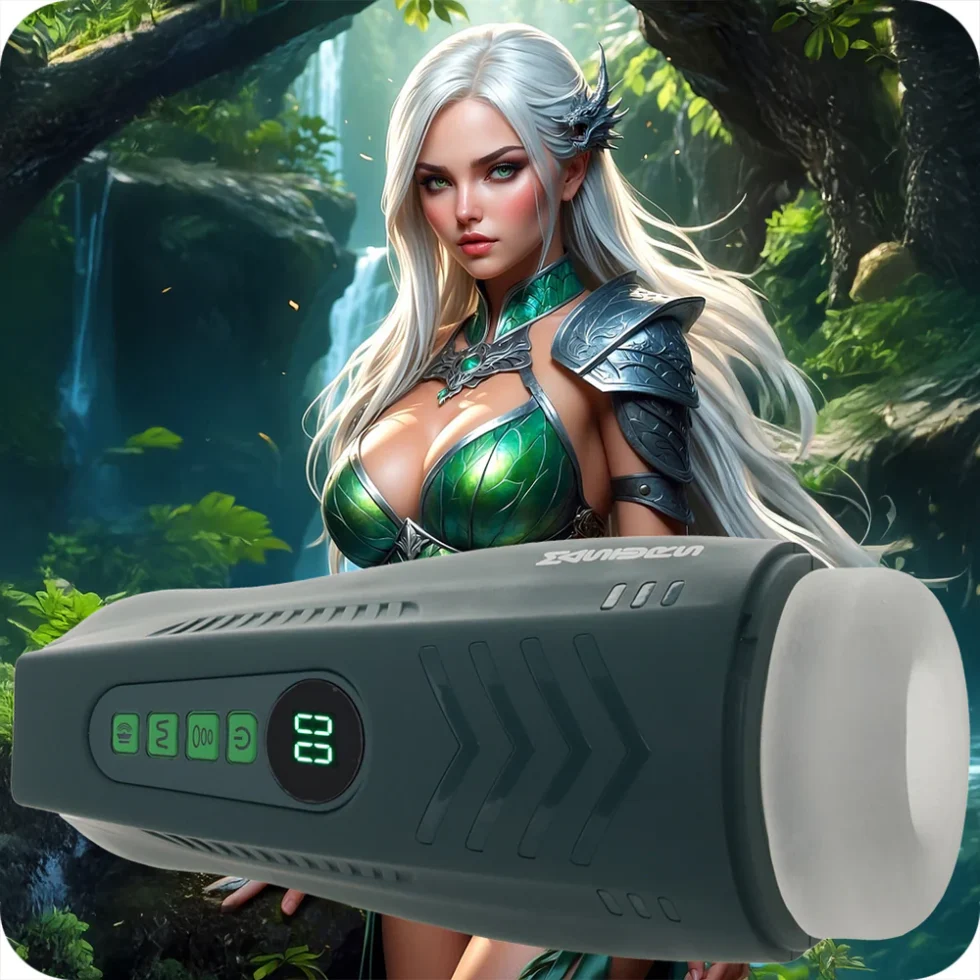 Masturs Ayla Forest Warrior AR Suction Stroker box with fantasy-themed packaging