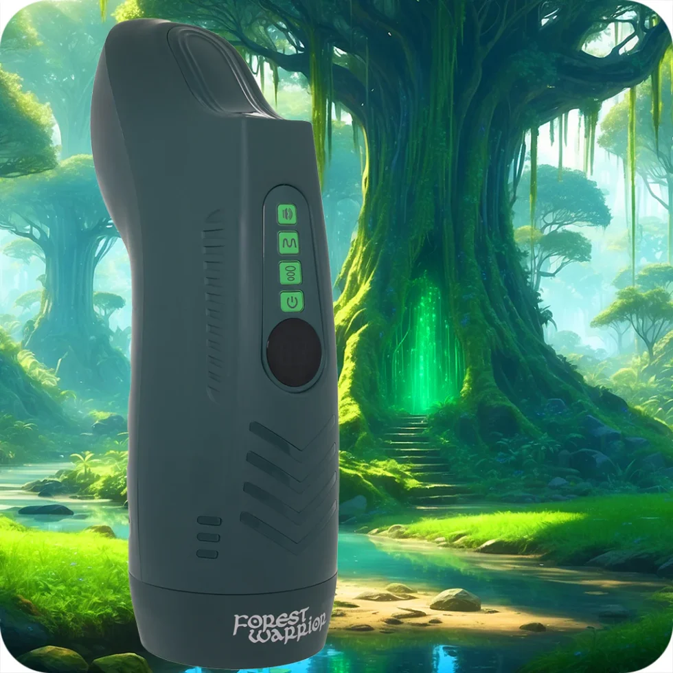 Masturs Ayla suction stroker close-up with digital display and separate control buttons