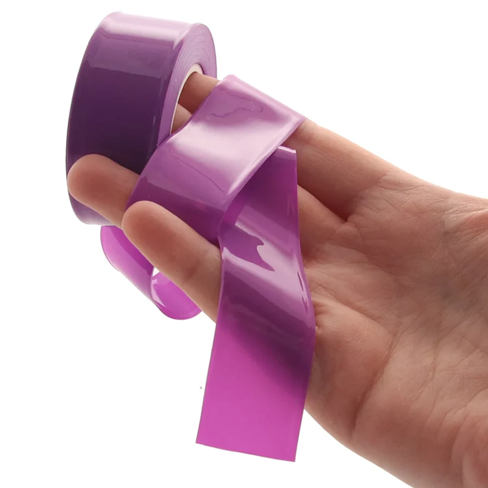 WhipSmart bondage tape rolls designed to stick only to themselves for beginner restraint play