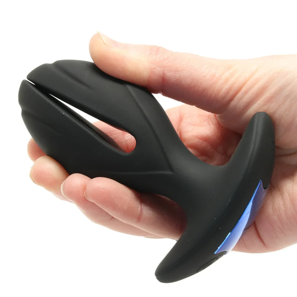 Zeus Electro-Spread rechargeable anal toy with 8 vibration speeds and 8 e-stim modes
