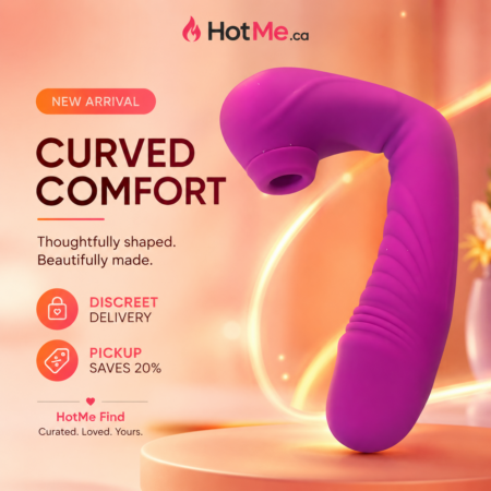 Remote Control Vibrator With Suction in Purple