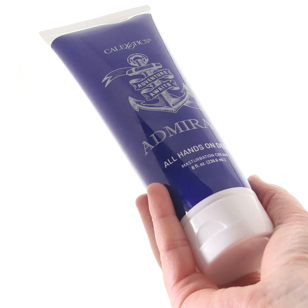 All Hands On Deck cream with sweet almond oil in 8 ounce tube
