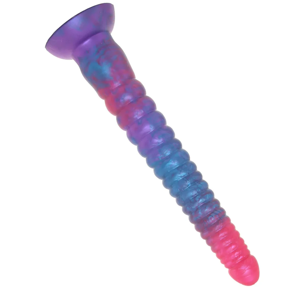ns novelties Colours Stacked flexible silicone dildo