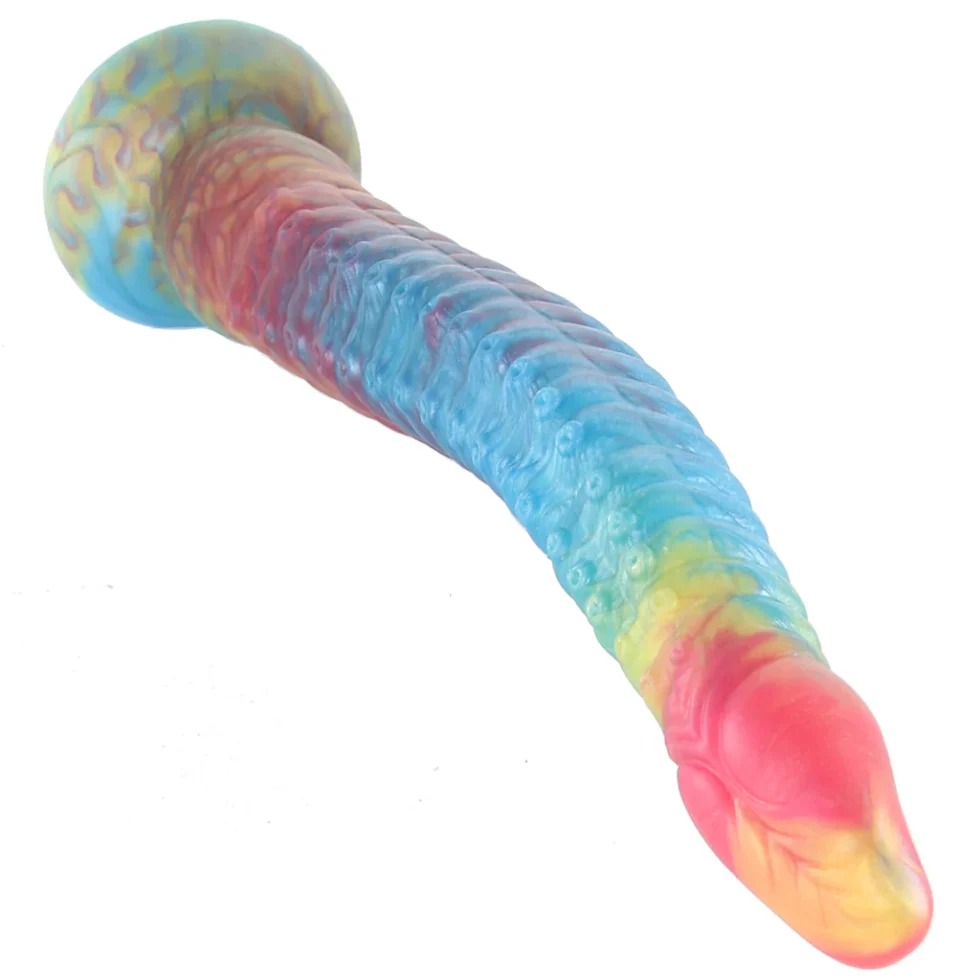 Stardust silicone tentacle toy showing flexible spiral-shaped design