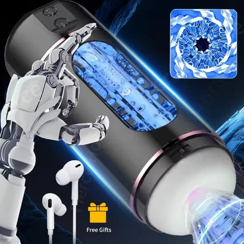 Cool Cup four-language voice-interactive male pleasure toy