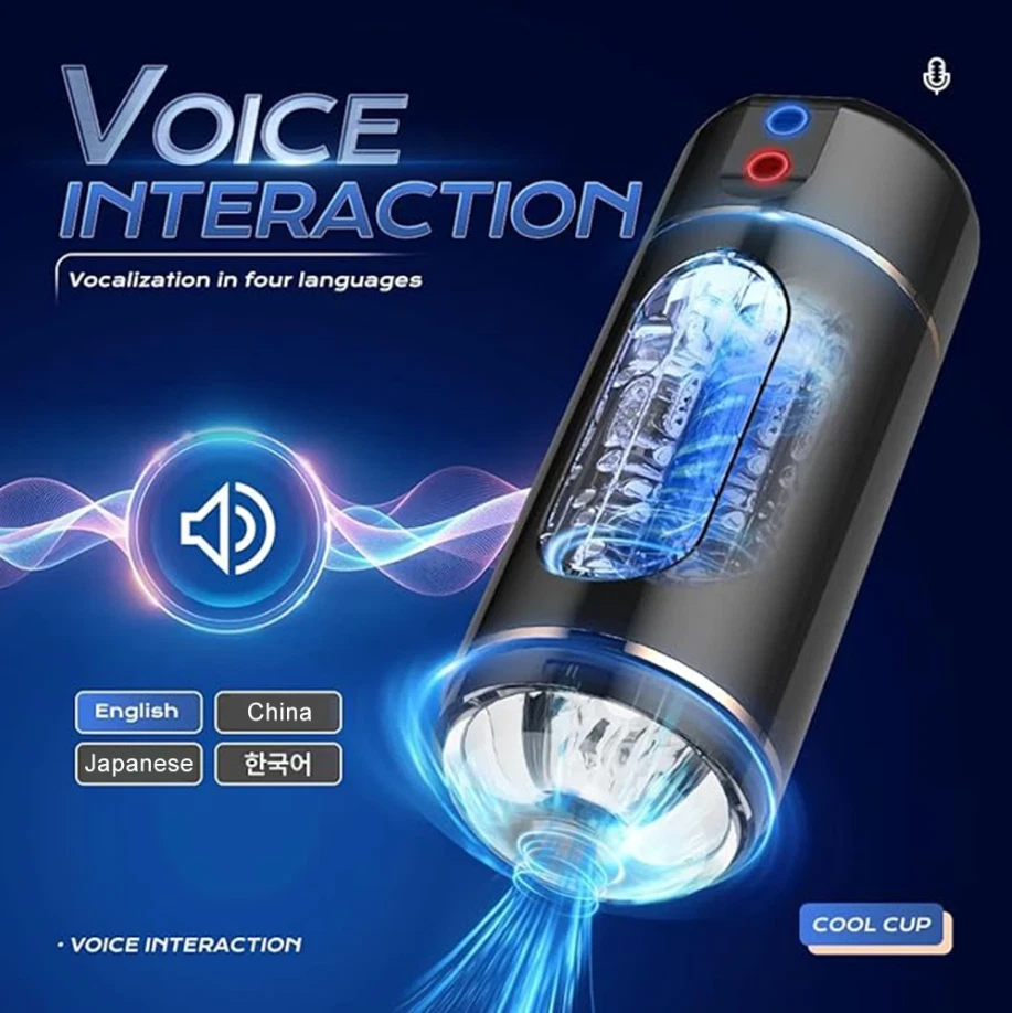 Flexible multi-size automatic suction masturbator for men