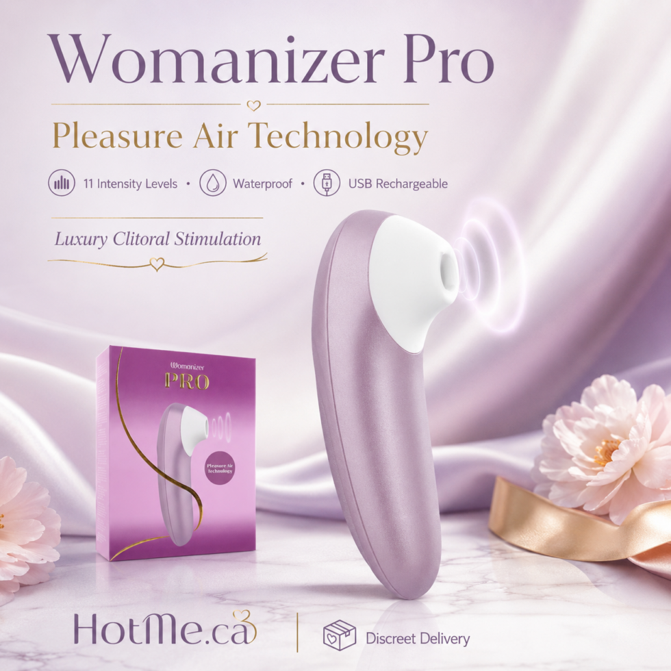 Fully waterproof Womanizer Pro clitoral stimulator for bath and shower use
