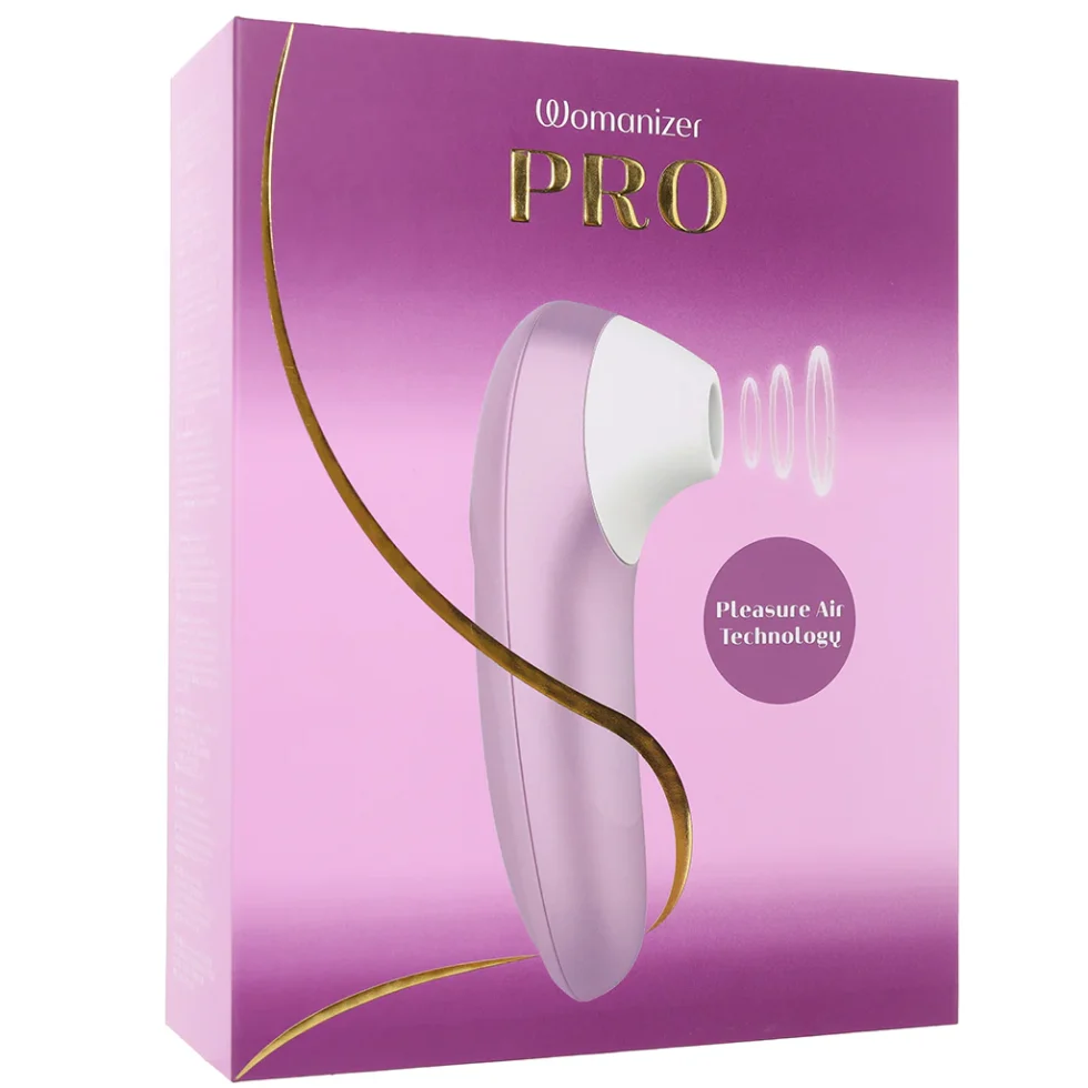 Womanizer Pro clitoral stimulator with magnetic USB charging cable