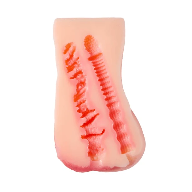 Realistic vaginal-style entrance on the Zevaro Nina suction stroker