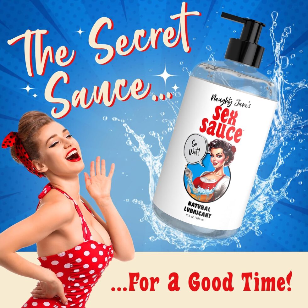 Naughty Jane’s Sex Sauce clear water-based personal lubricant