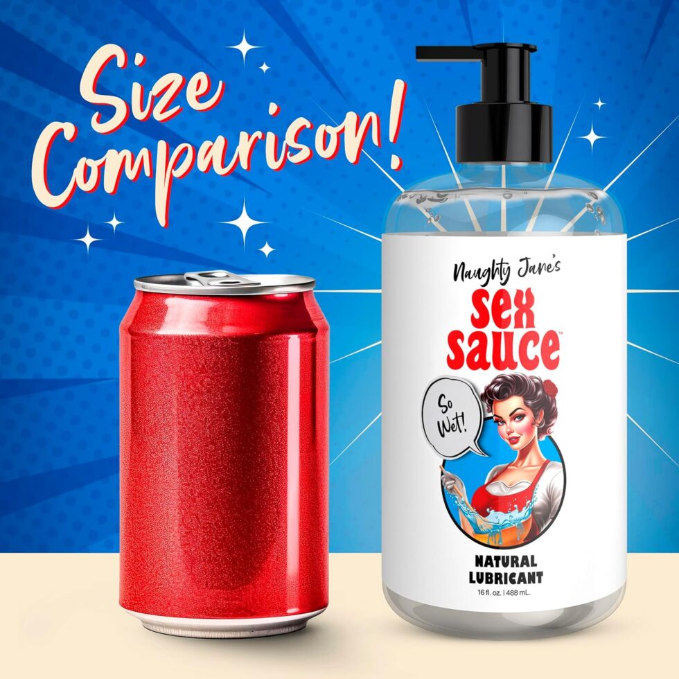 Naughty Jane’s Sex Sauce clear unscented and glycerin-free lubricant