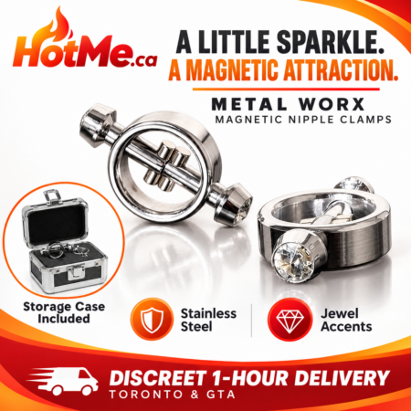 Metal Worx Magnetic Nipple Clamps – Silver