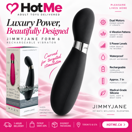 Jimmyjane Form 6 Dual-Motor Rechargeable Vibrator – Slate