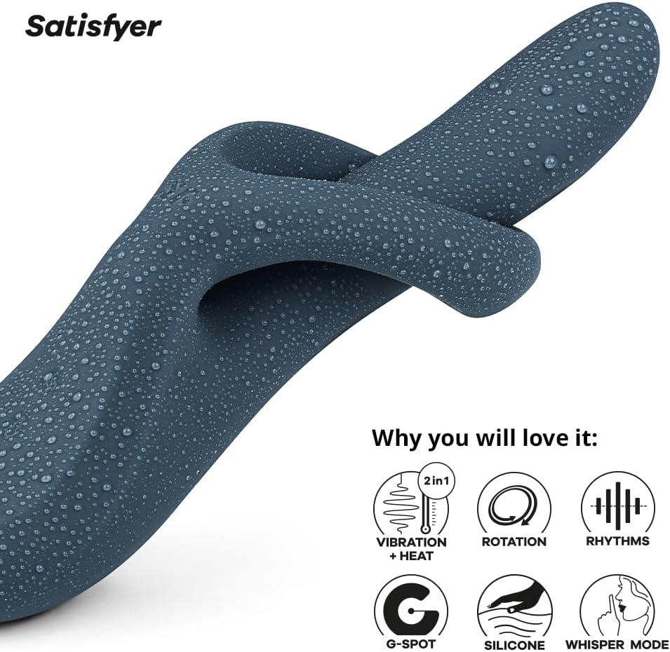 Satisfyer Heat Flex 4 feature image showing vibration rotation heat and whisper mode