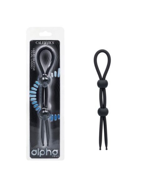 Alpha Liquid Silicone Dual Lasso Black