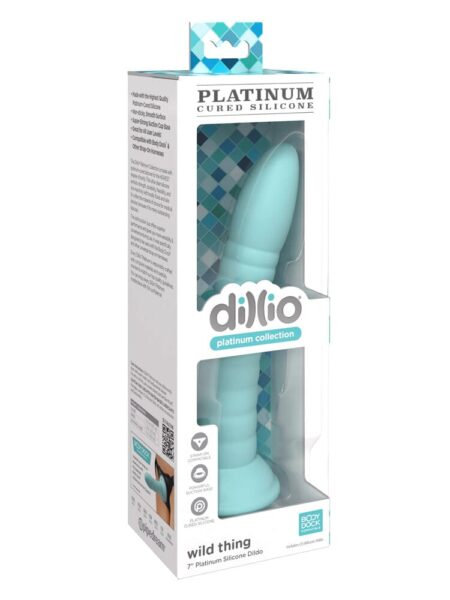 Wild Thing Platinum Silicone Dildo 7 Inch Orange
