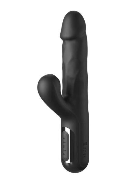 Sonix Silicone Thruster With Flickering Clit Stimulator