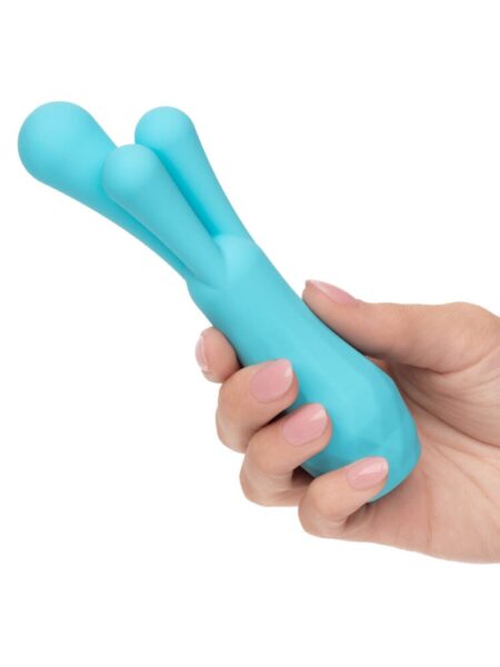 Triple Teaser Silicone USB Rechargeable Vibrator